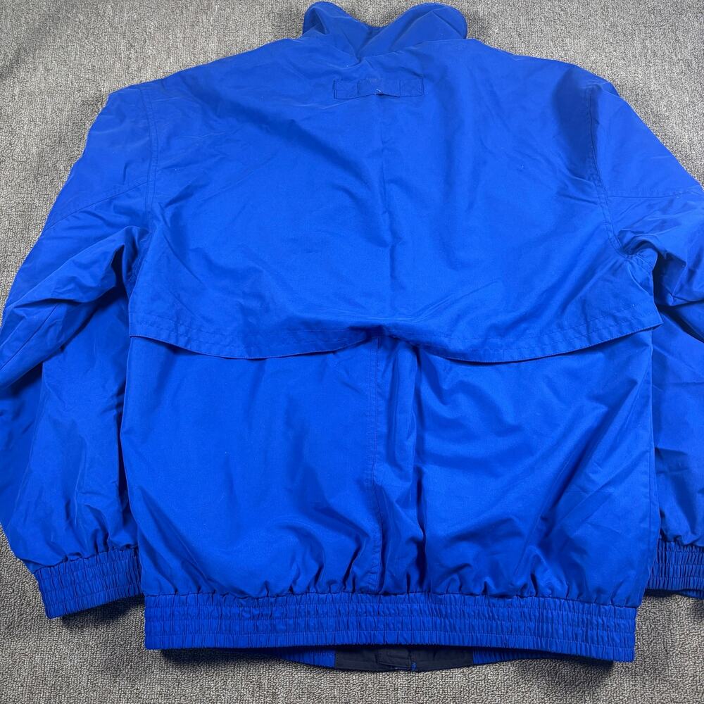 Vintage 00s SPEEDO Full Zip Windbreaker Blue Size Medium Clean - Picture 7 of 10